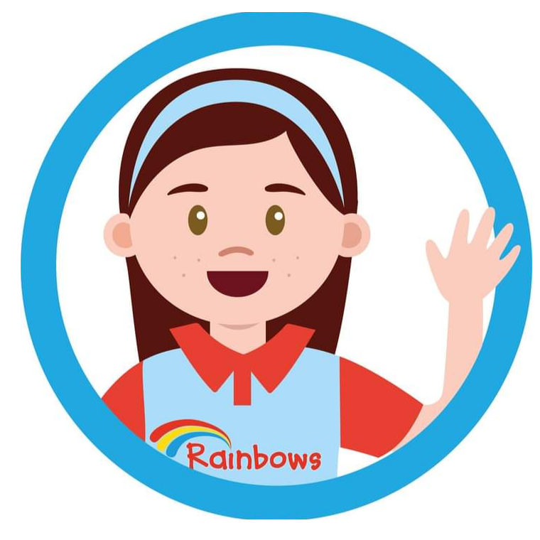 Girlguiding SWE - 1st Blagdon Rainbow Unit logo